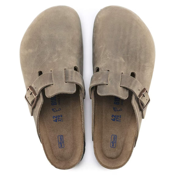 Birkenstock - BOSTON SFB LEOI TABACCO BROWN - Regular/Wide