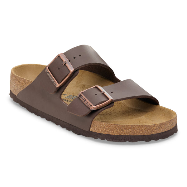 Birkenstock - ARIZONA BF DARK BROWN - Hombre