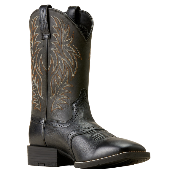 Ariat Sport Wide Square Toe Cowboy Boot Hombre