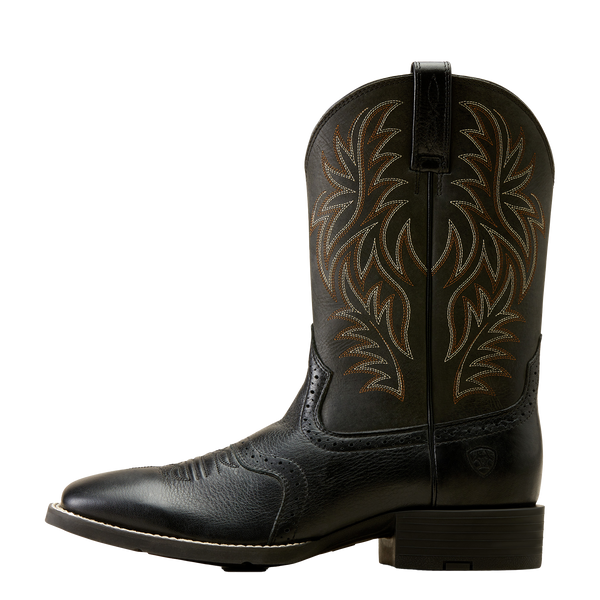 Ariat Sport Wide Square Toe Cowboy Boot Hombre