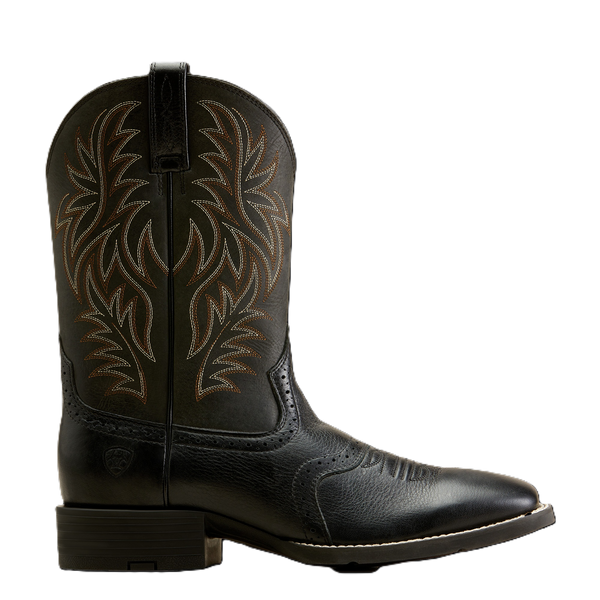 Ariat Sport Wide Square Toe Cowboy Boot Hombre
