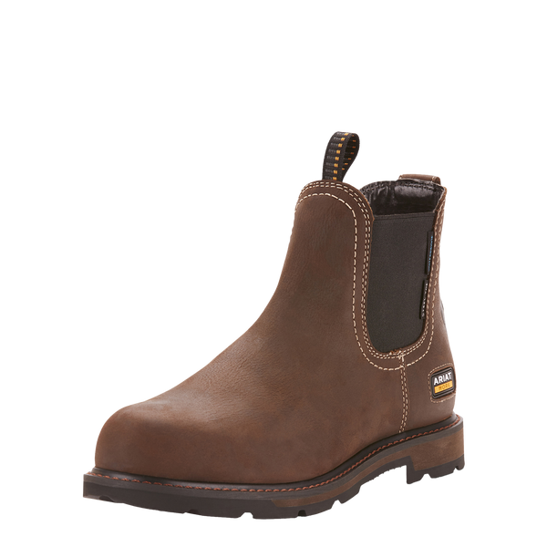 Ariat Groundbreaker Chelsea Waterproof Steel Toe Work Boot Hombre
