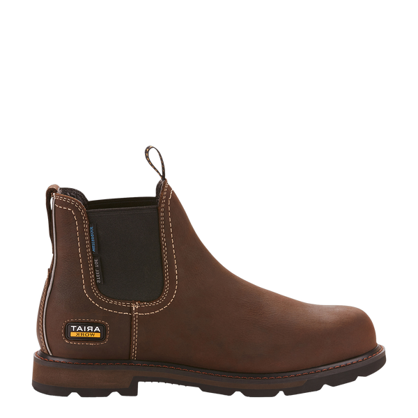 Ariat Groundbreaker Chelsea Waterproof Steel Toe Work Boot Hombre