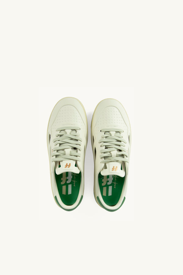 Sneaker Foamers Icon white beige green