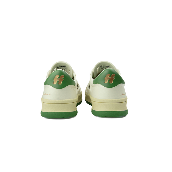 Sneaker Foamers Icon white beige green