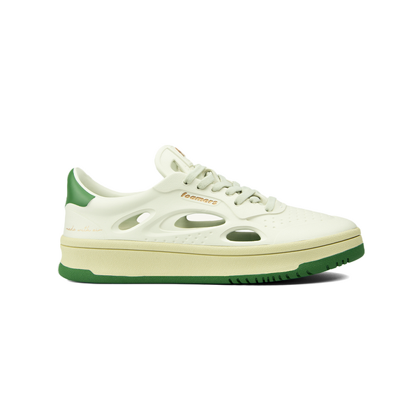 Sneaker Foamers Icon white beige green