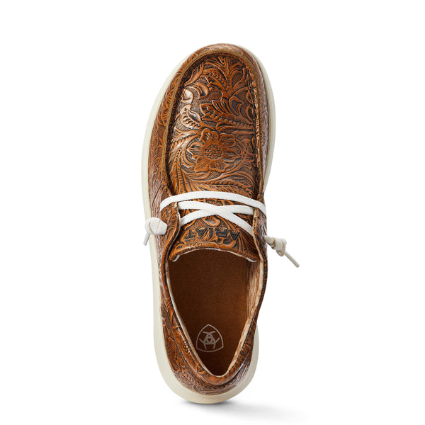 Ariat - Hilo Zapato de Mujer - Brown Floral Emboss