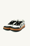 Sneakers Foamers Icon white black orange
