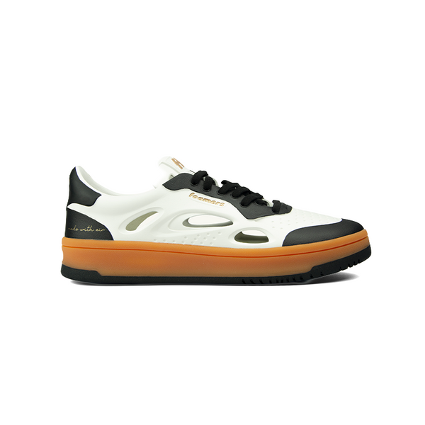 Sneakers Foamers Icon white black orange