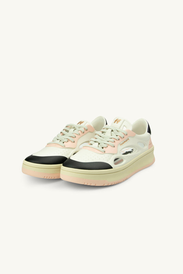 Sneakers Foamers Icon white beige pink black