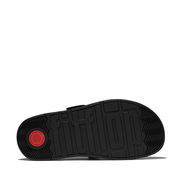 FitFlop - GEN-FF SANDALIAS DE CUERO DE DOS TIRAS CON HEBILLA - Negro
