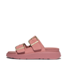 FitFlop - GEN-FF SANDALIAS DE GAMUZA DE DOS TIRAS CON HEBILLA - Rosa Óxido