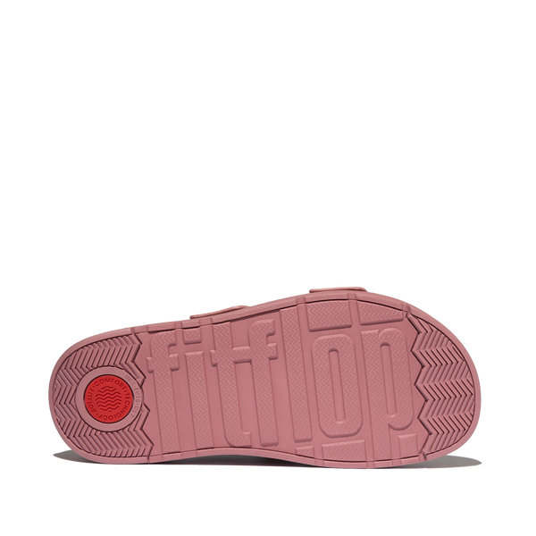 FitFlop - GEN-FF SANDALIAS DE GAMUZA DE DOS TIRAS CON HEBILLA - Rosa Óxido