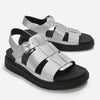 FitFlop - GEN-FF SANDALIAS FISHERMAN EN CUERO METALIZADO TUMBLED - Plata