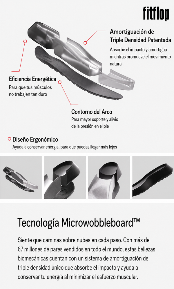 FitFlop - GEN-FF SANDALIAS FISHERMAN EN CUERO METALIZADO TUMBLED - Plata