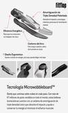 FitFlop - GEN-FF SANDALIAS DE DOS TIRAS EN CUERO METALIZADO TUMBLED CON HEBILLA - Plata