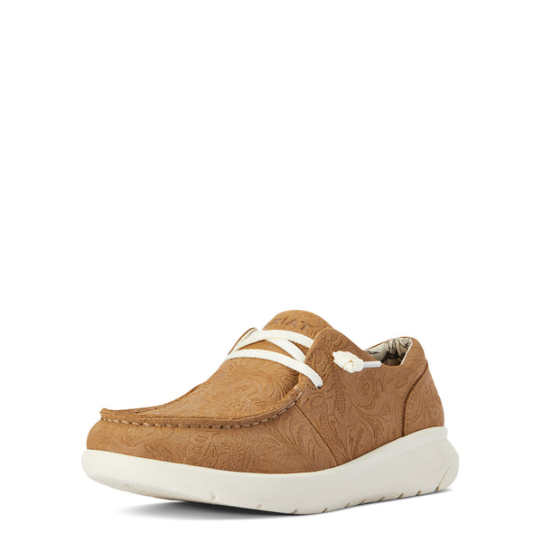 Ariat - Hilo Zapato de Mujer - Tan Floral Emboss