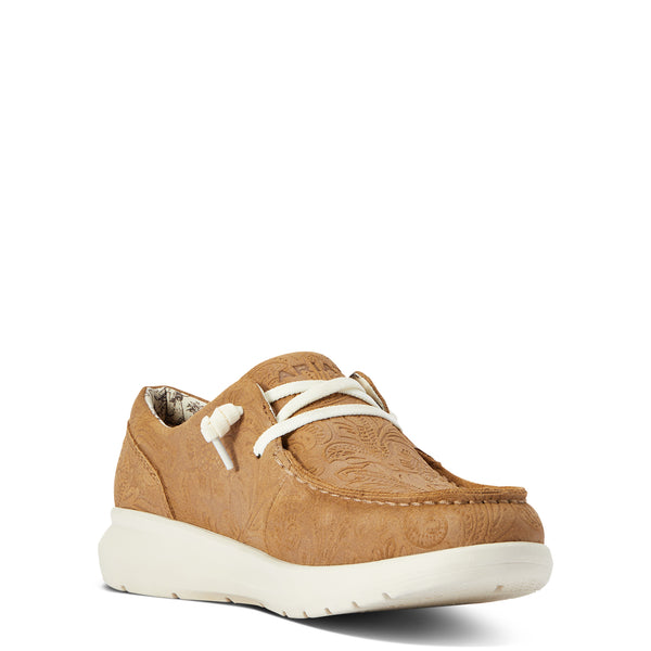 Ariat - Hilo Zapato de Mujer - Tan Floral Emboss