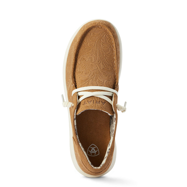 Ariat - Hilo Zapato de Mujer - Tan Floral Emboss