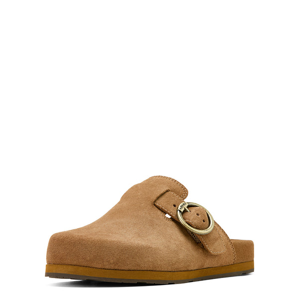 Ariat - Country Mule Sandalia de Mujer - Caramel Suede
