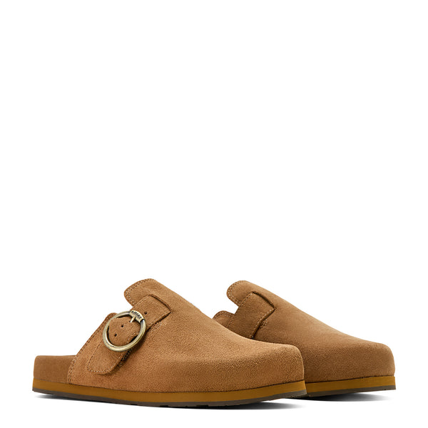 Ariat - Country Mule Sandalia de Mujer - Caramel Suede