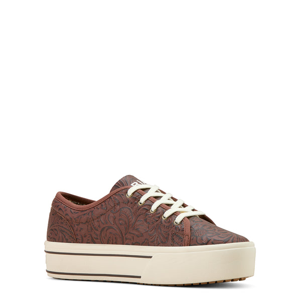 Ariat - Skylar Zapato de Mujer - Brown Floral Emboss