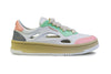 Sneakers Foamers icon white beige peach light green