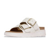 FitFlop - GEN-FF SANDALIAS DE CUERO DE DOS TIRAS CON HEBILLA - Blanco Urbano
