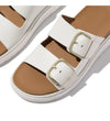 FitFlop - GEN-FF SANDALIAS DE CUERO DE DOS TIRAS CON HEBILLA - Blanco Urbano