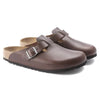 Birkenstock - Boston Grip Leather - Vintage Wood Roast - Hombre