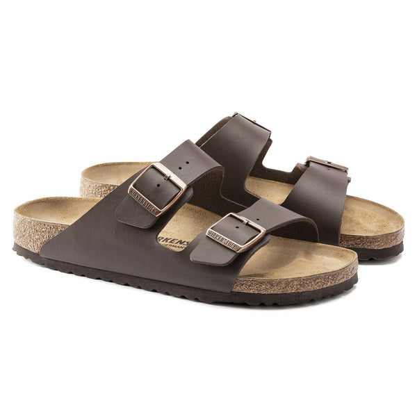 Birkenstock - ARIZONA BF DARK BROWN - Mujer